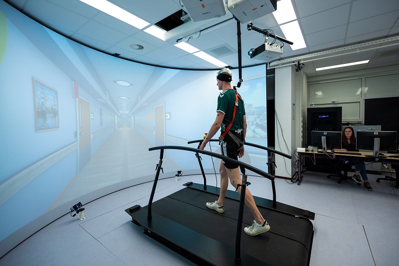 virtual reality met bewegingsregistratieapparatuur