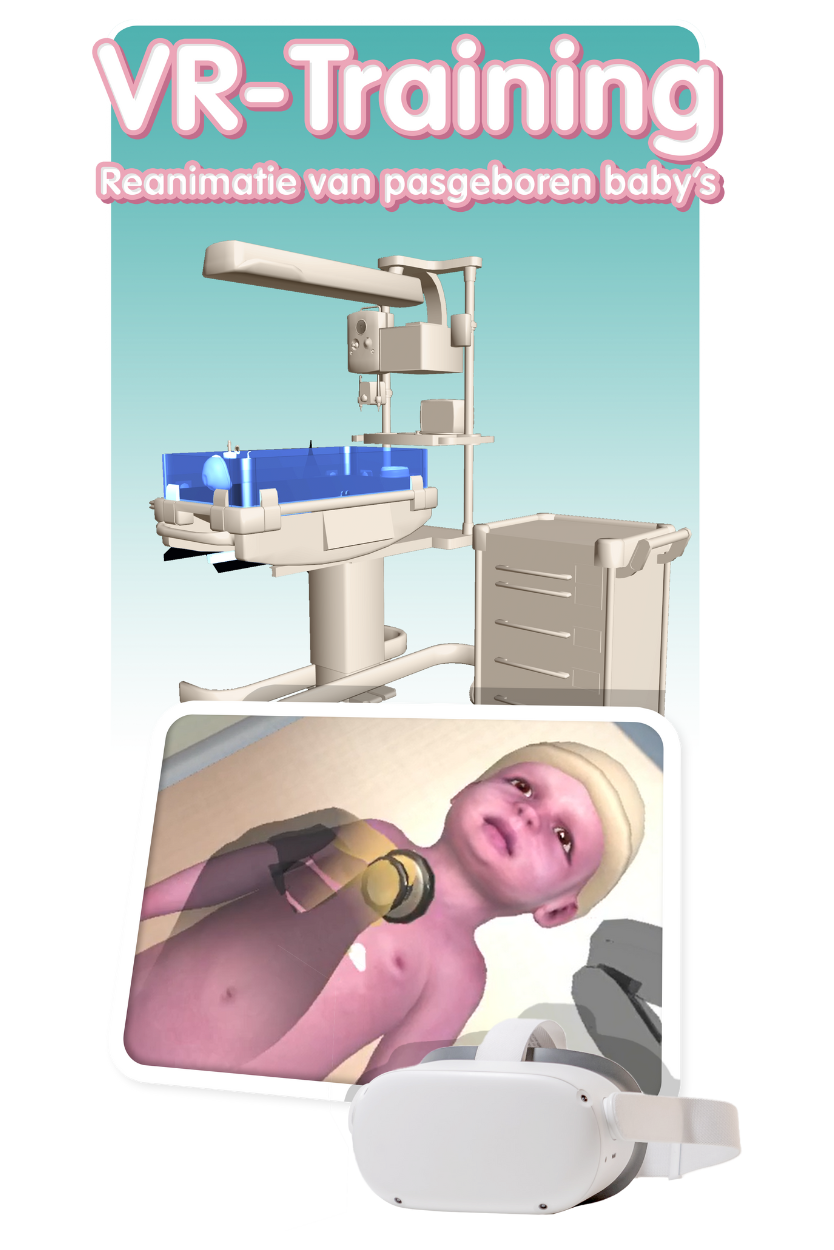 VR reanimatie training baby